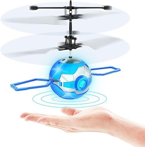 CUKU Flying Toy Ball,Infrared Induction UFO RC Flying Toy,Built-in LED Flying Drone Indoor and Ou... | Amazon (US)