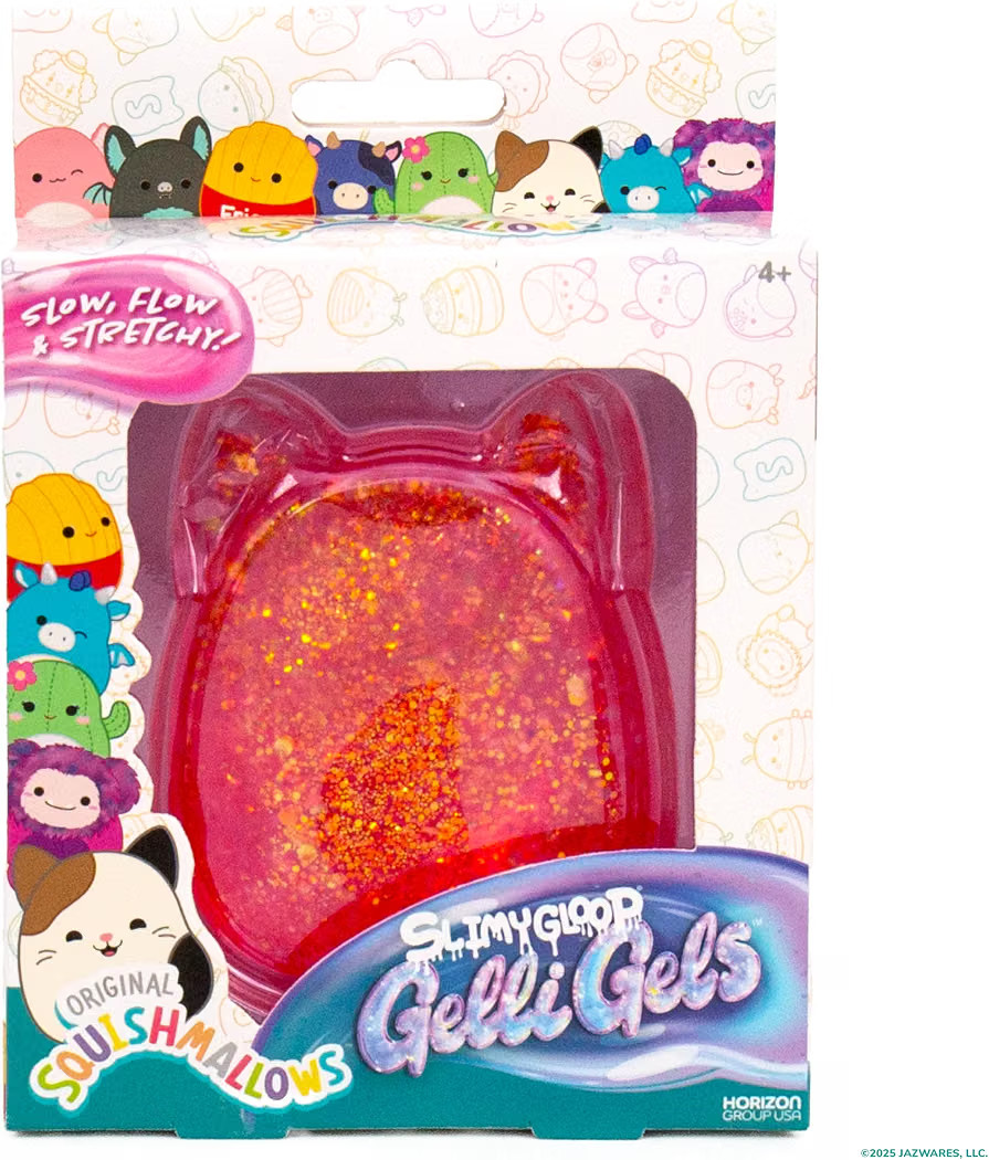 Horizon Group USA Slimygloop Gelli Gels, Pink Squishmallows     Slow-Flow Glitter Squishy Sensory... | Amazon (US)