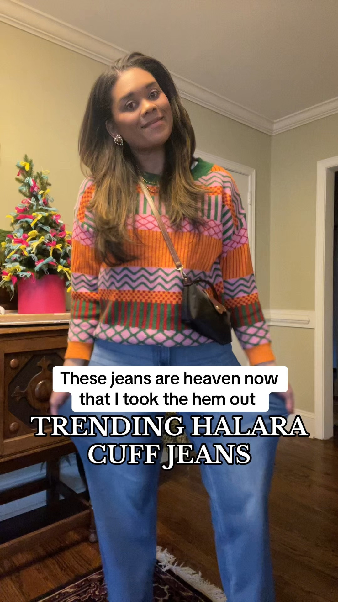 These jeans are super stretchy and a great length once you take the hem out :) I’m a size 12 wearing the medium 

#LTKStyleTip #LTKOver40 #LTKMidsize