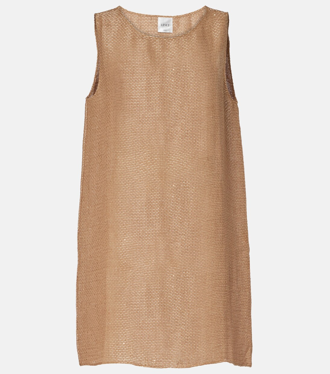 Stella sequined linen-blend minidress | Mytheresa (US/CA)