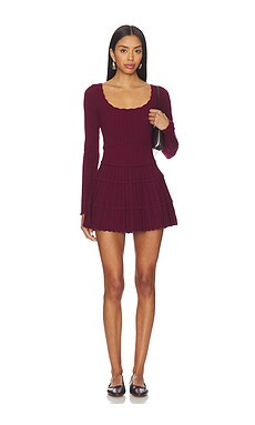 LoveShackFancy Lavender Dress in Spiced Berry from Revolve.com | Revolve Clothing (Global)