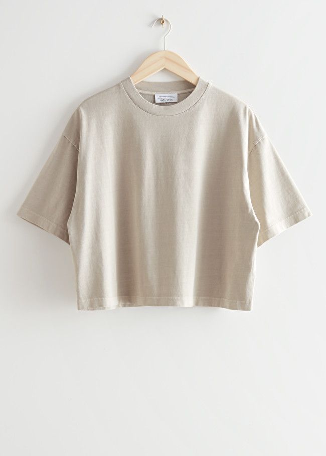 Cropped Boxy Crewneck T-Shirt | & Other Stories (EU + UK)