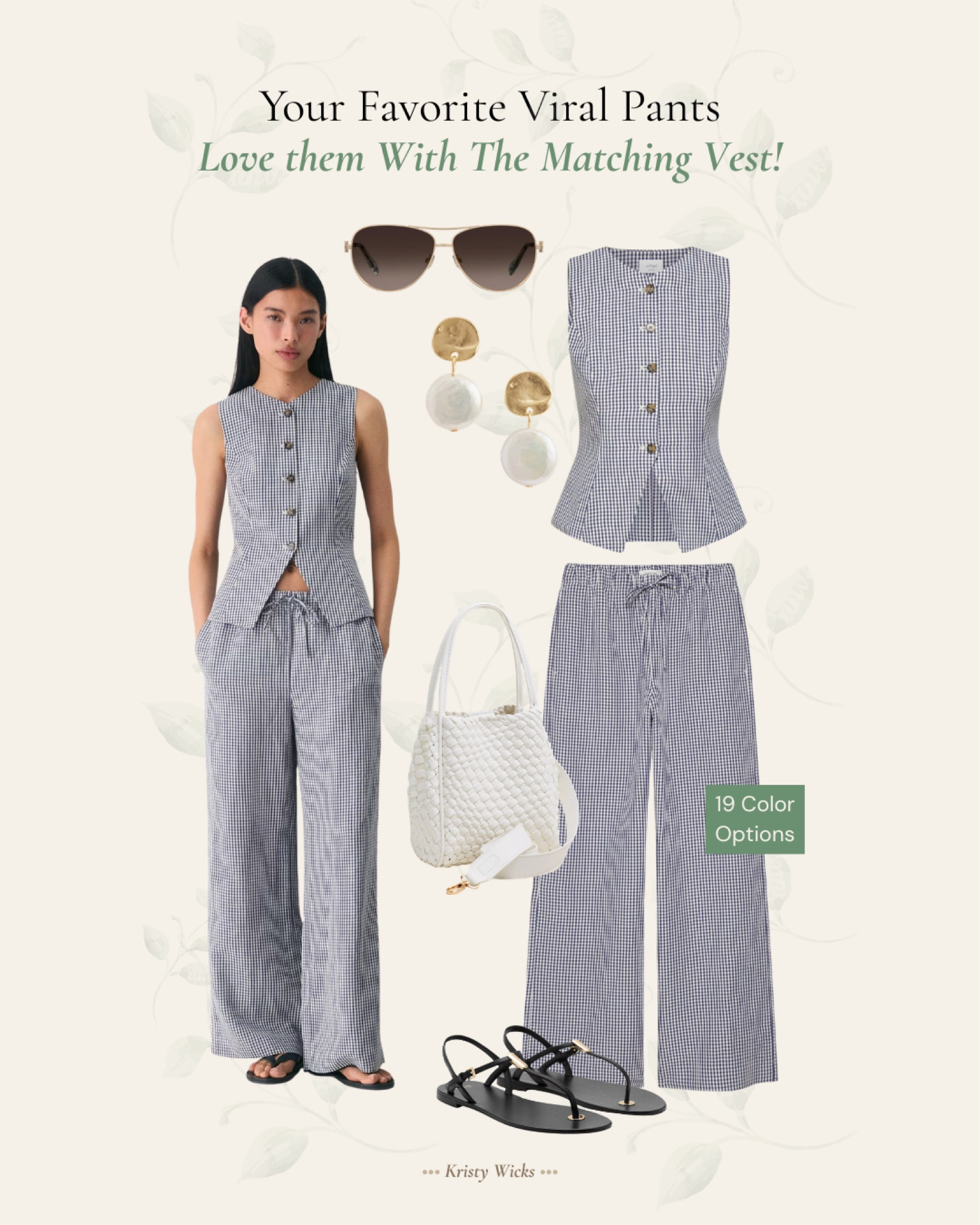 Your favorite viral pants! 
Love them with the matching vest! 🤍

#LTKTravel
