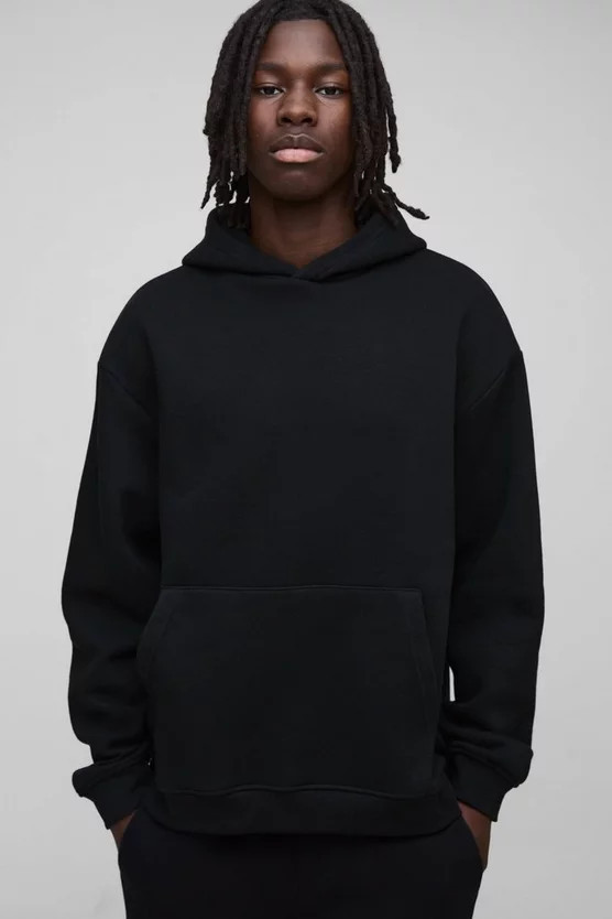 330GSM Basic Oversized Over The Head Hoodie | boohooMAN (DE, IE & UK)