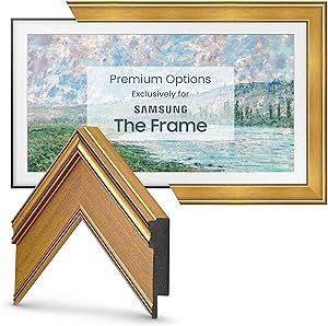 Deco TV Frames - Antique Gold Smart Frame Compatible Only with Samsung The Frame TV (55", Fits 20... | Amazon (US)