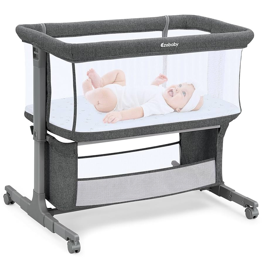 Ezebaby Bedside Bassinet for Baby, Portable Baby Bassinet Bedside Sleeper for Newborn Infants wit... | Amazon (US)