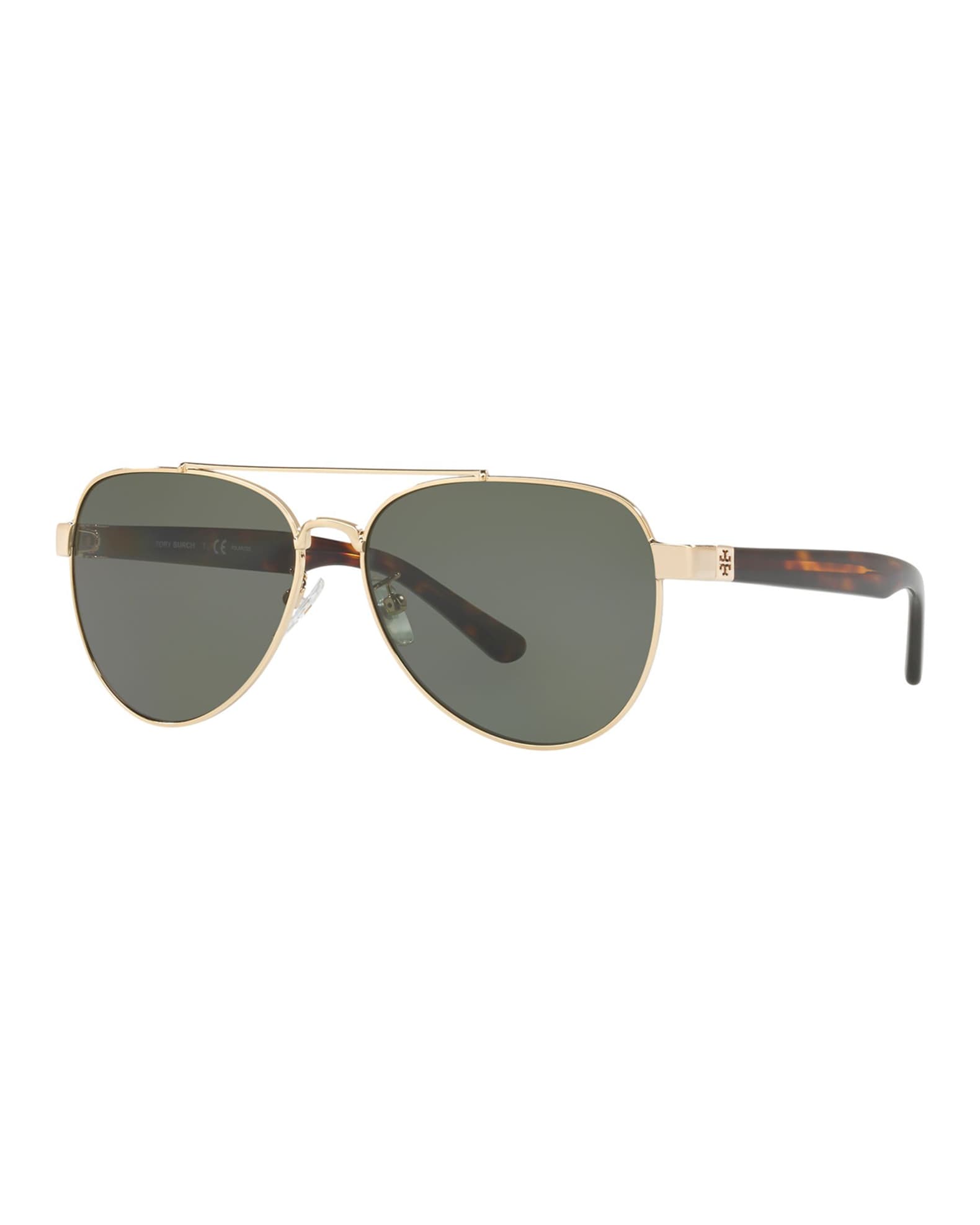 Polarized Metal Aviator Sunglasses | Neiman Marcus