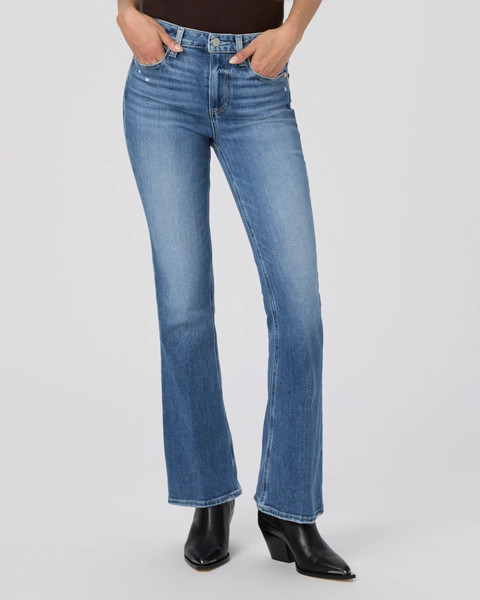 High Rise Laurel Canyon Petite Bootcut Jean | Paige
