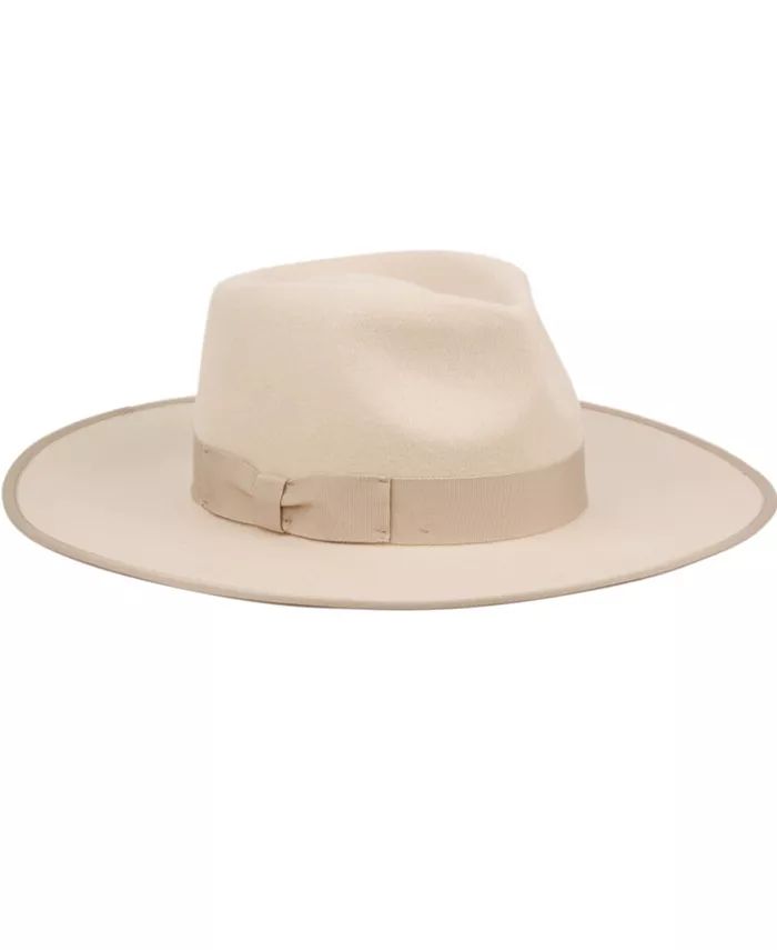 Women's Wide Brim Felt Rancher Fedora Hat | Macy's