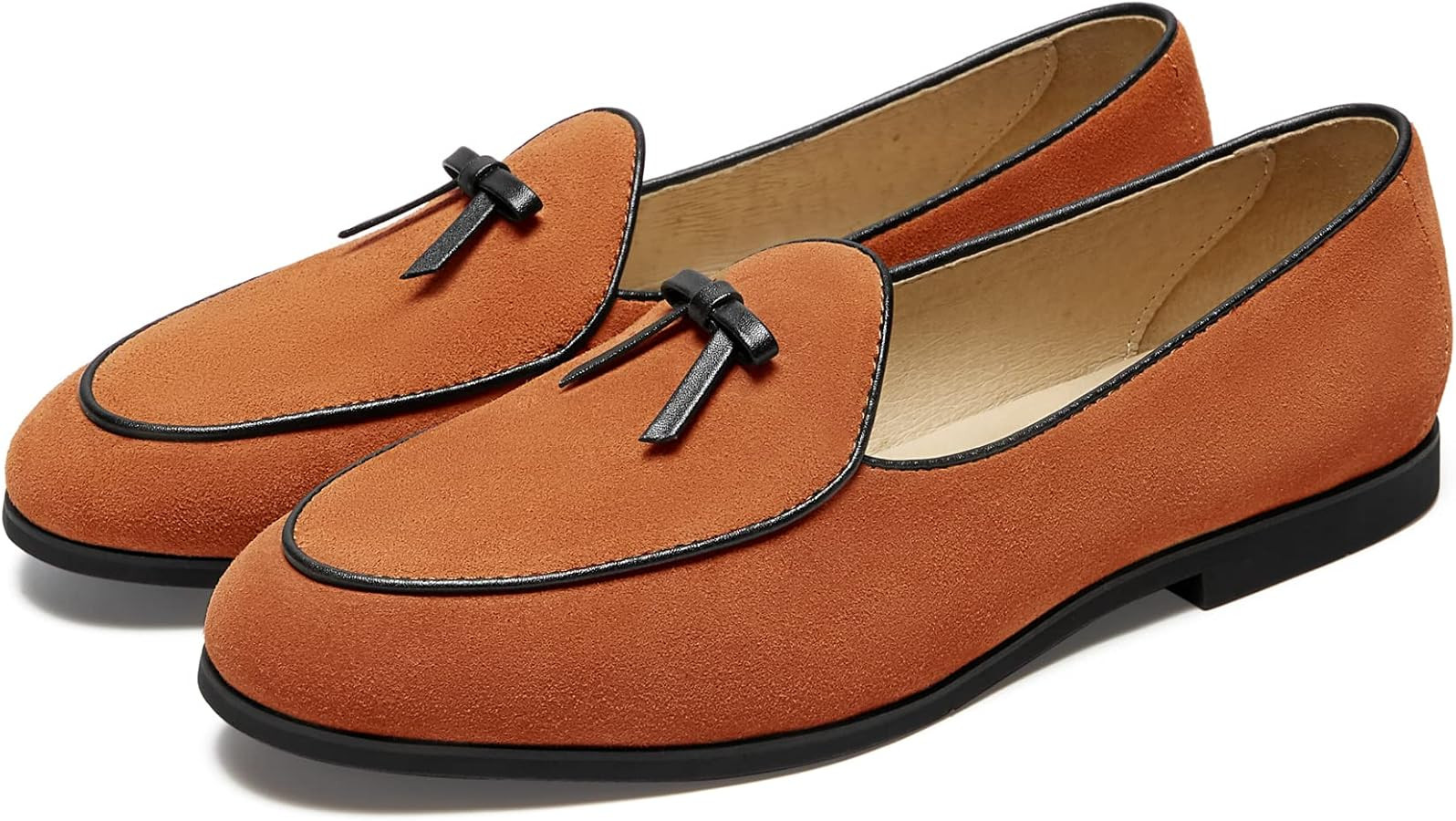 Journey West Suede Tassel Loafer for Women Slip-on Belgian Penny Loafers Shoes for Women in Many ... | Amazon (US)