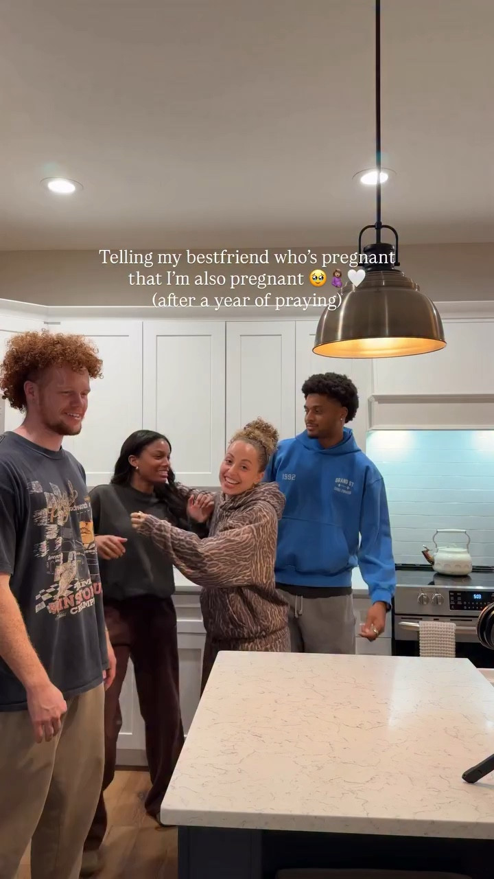 This will forever live in my head as one of the best memories 🥹🤍 it hits so different living in answered prayers together! After staying up late fighting for our lives to complete & study for college exams we’re now going to be up taking care of babies in the same season. I’m so grateful for the love we’ve shared with yall & how we’re able to be there for each other! @sydneybollinger_ @thegabebollinger @toinegreen

#LTKBaby #LTKdayinmylife #LTKvlog