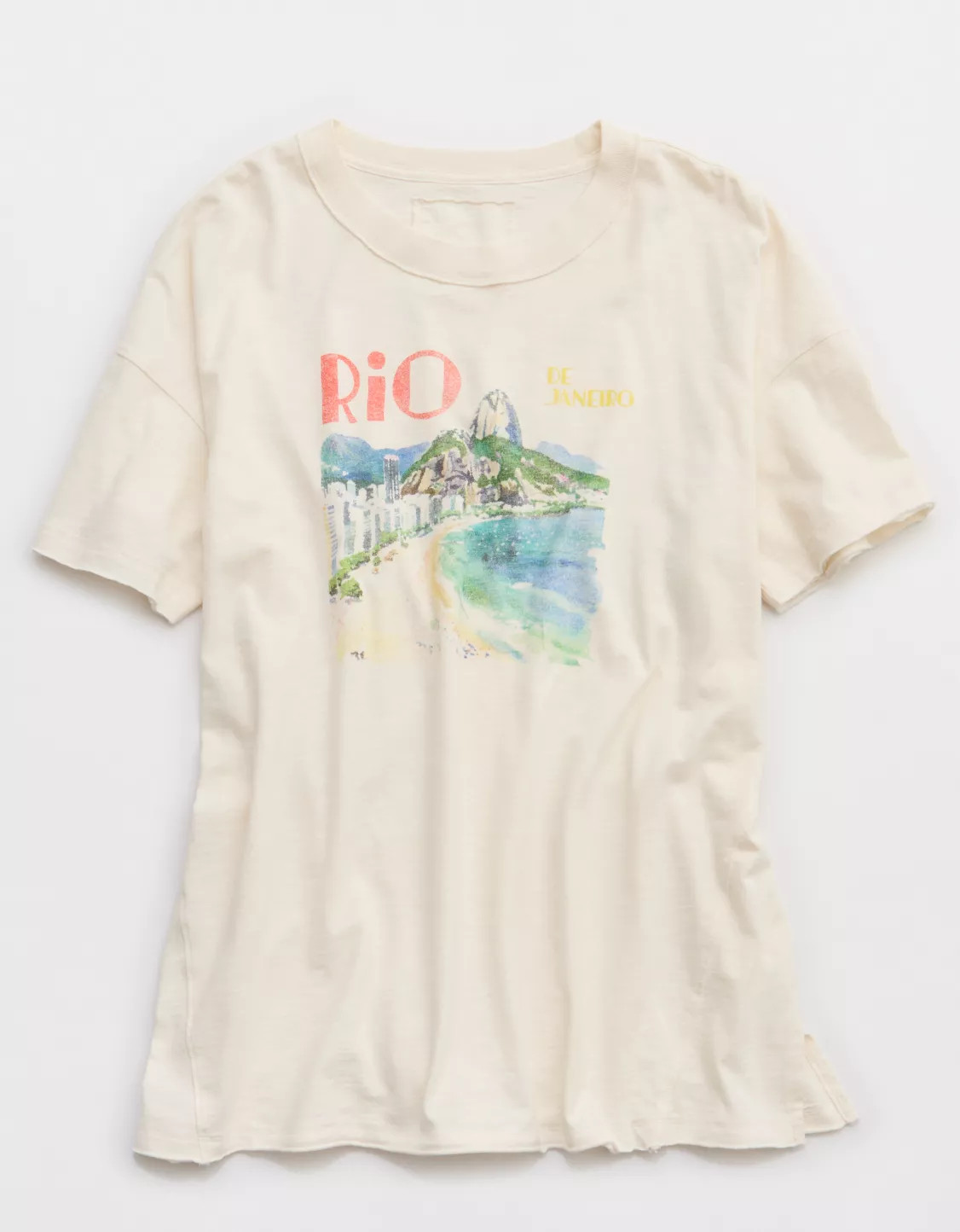 Aerie Oversized Crew Boyfriend T-Shirt | Aerie