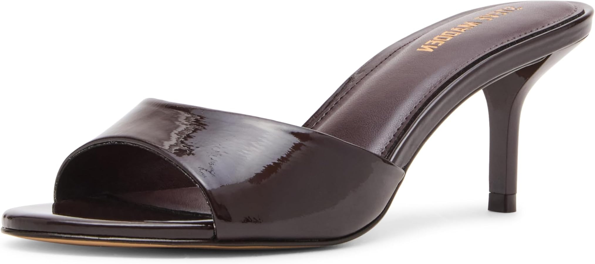 Amazon.com | Steve Madden Women's Kendrix Heeled Sandal, Brown Leather, 7.5 | Heeled Sandals | Amazon (US)