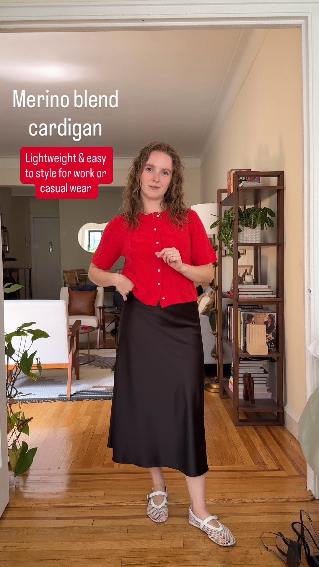 Teacher outfit/work wear for women. Small skirt. Xs merino blend cardigan

#LTKPetite #LTKWorkwear #LTKSaleAlert