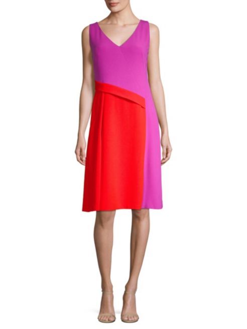 BOSS - Demana Sunset Colorblock Dress | Saks Fifth Avenue