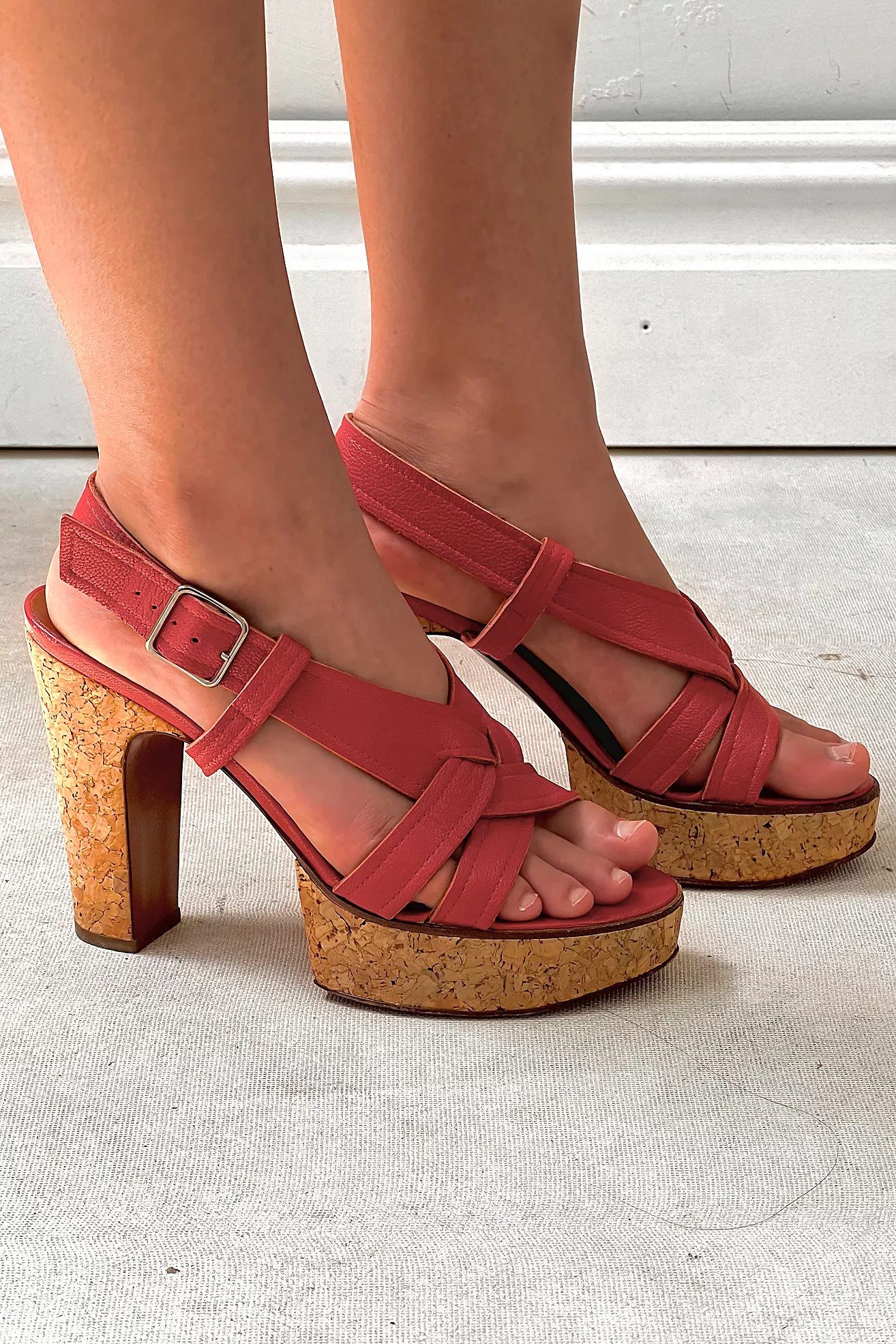 Vintage Lanvin Platform Sandals Selected by Anna Corinna | Free People (Global - UK&FR Excluded)