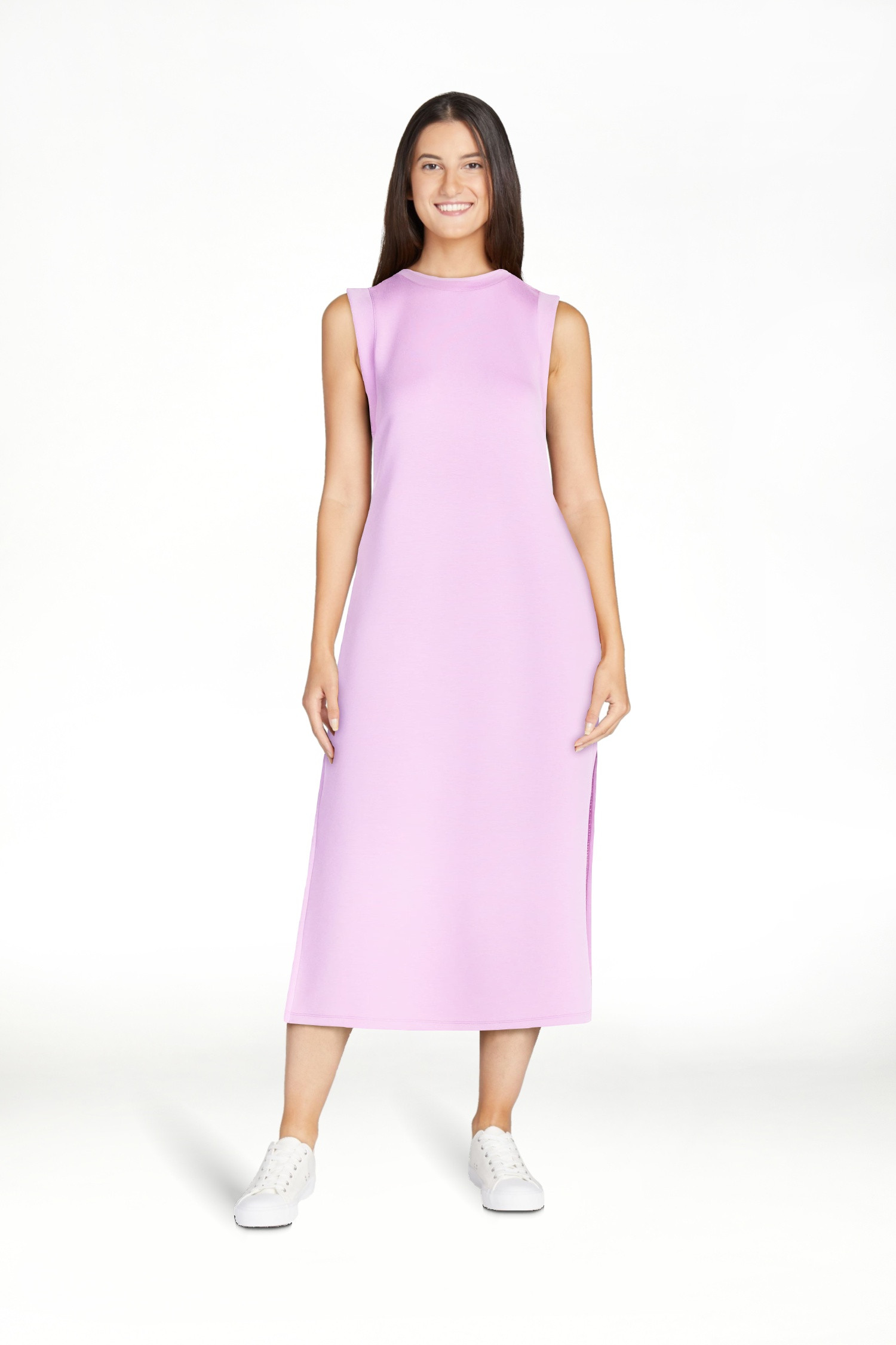Scoop Women's and Women's Plus Scubaknit Sleeveless Maxi Dress, Sizes XS-4X | Walmart (US)