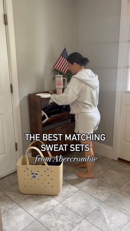 The best matching sweat sets!

Wearing size XS in both.

Loungewear
Sweatpants
Sweatshirts
Shorts
Summer outfit
Causal outfit 
Mom outfit
Bogg bags 
Shoe storage

#LTKItBag #LTKStyleTip #LTKFindsUnder100