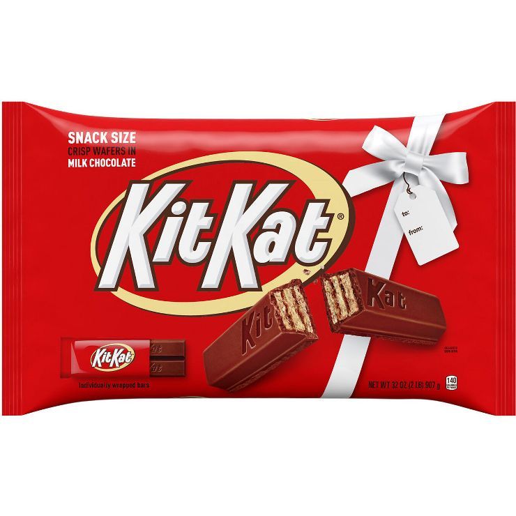 Kit Kat Holiday Milk Chocolate Gift Box Snack Size - 32oz | Target