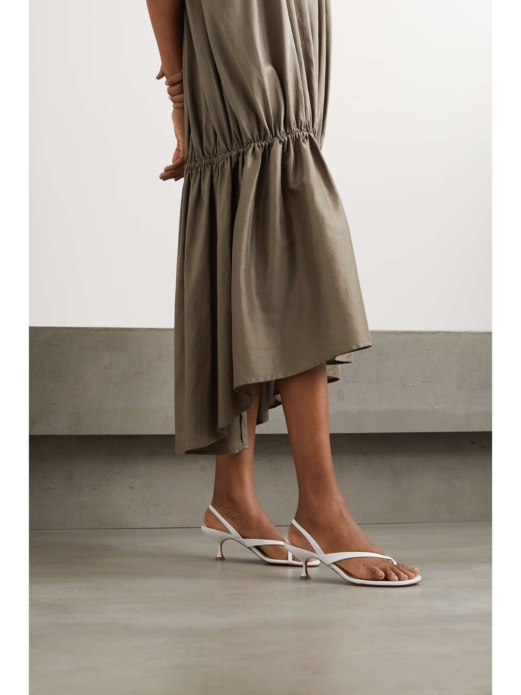 Taralita 55 leather slingback sandals | NET-A-PORTER (UK & EU)