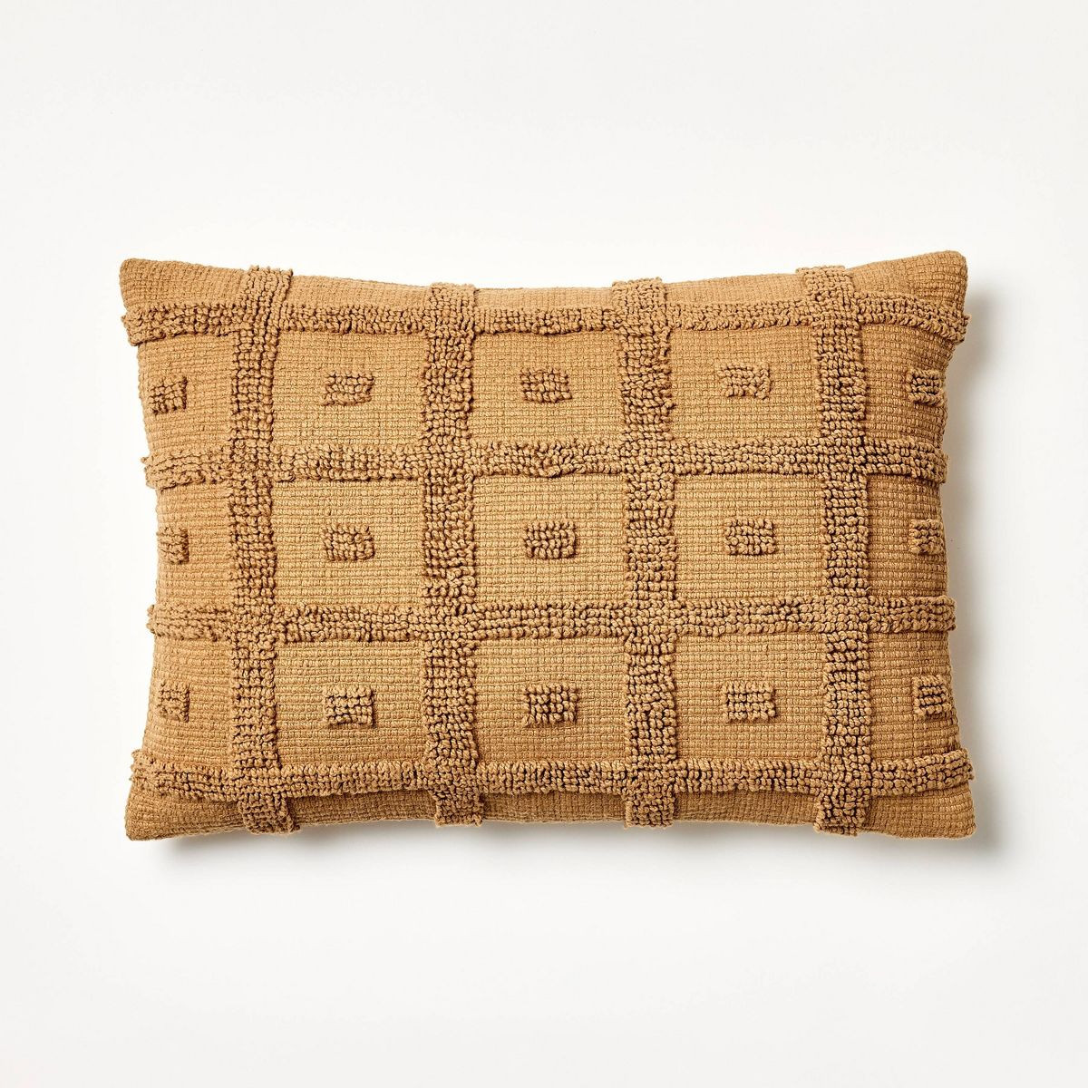 Tufted Geo Lumbar Throw Pillow - Threshold™ designed with Studio McGee | Target