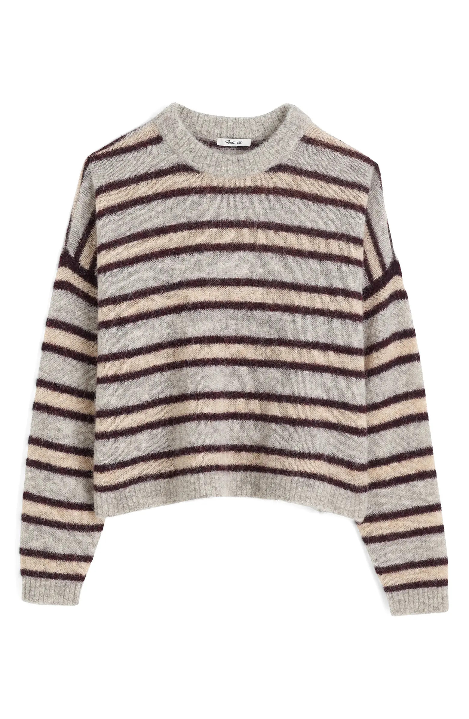 Madewell Stripe Alpaca Blend Sweater | Nordstrom | Nordstrom