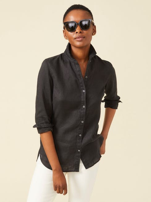Britt Linen Shirt | J.McLaughlin