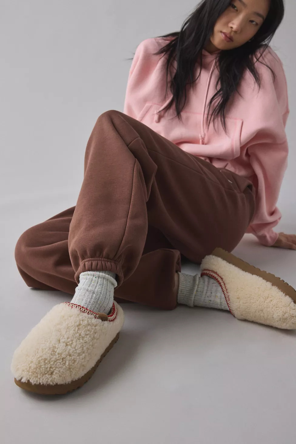 UGG Women's Tasman Maxi Curly Slipper | Urban Outfitters (US and RoW)