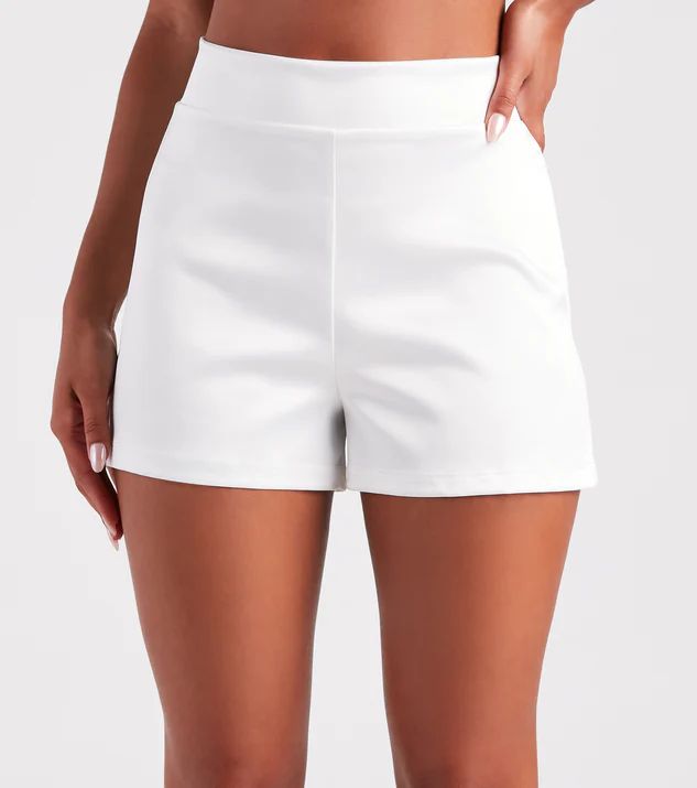 Sleek Sophistication Satin Trouser Shorts | Windsor Stores