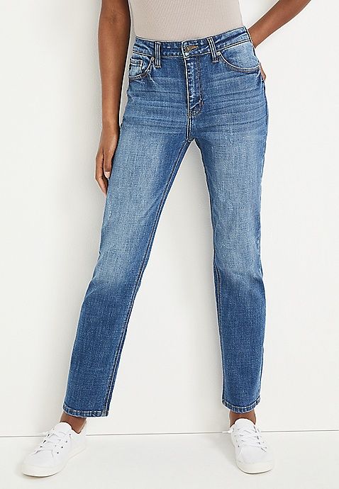 KanCan™ High Rise Straight Ankle Jean | Maurices