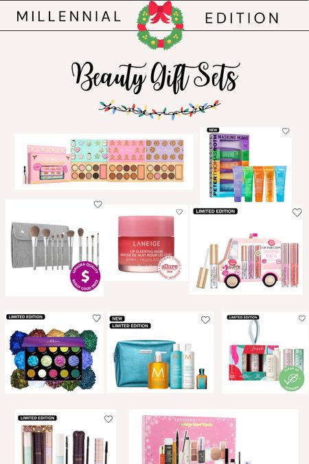 What to get your favorite millennials this holiday season?

Beauty GIFT SETS are always a winner for everyone on your list, with extra products and holiday price savings!

Beauty gift sets by Sephora.

#beauty #beautygiftsets #giftsets #makeupgiftsets #holidaygiftsets #millennialgifts #millennialgiftguide #sephora 

#LTKbeauty #LTKHoliday #LTKGiftGuide