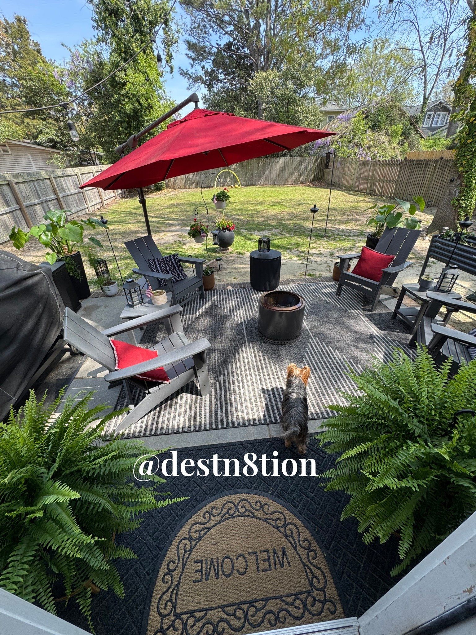 Creating cozy outdoor space with family and friends in mind for a relaxing evening or day in or out of the sun! ☀️ 

#LTKmorningroutine #LTKSeasonal #LTKHome