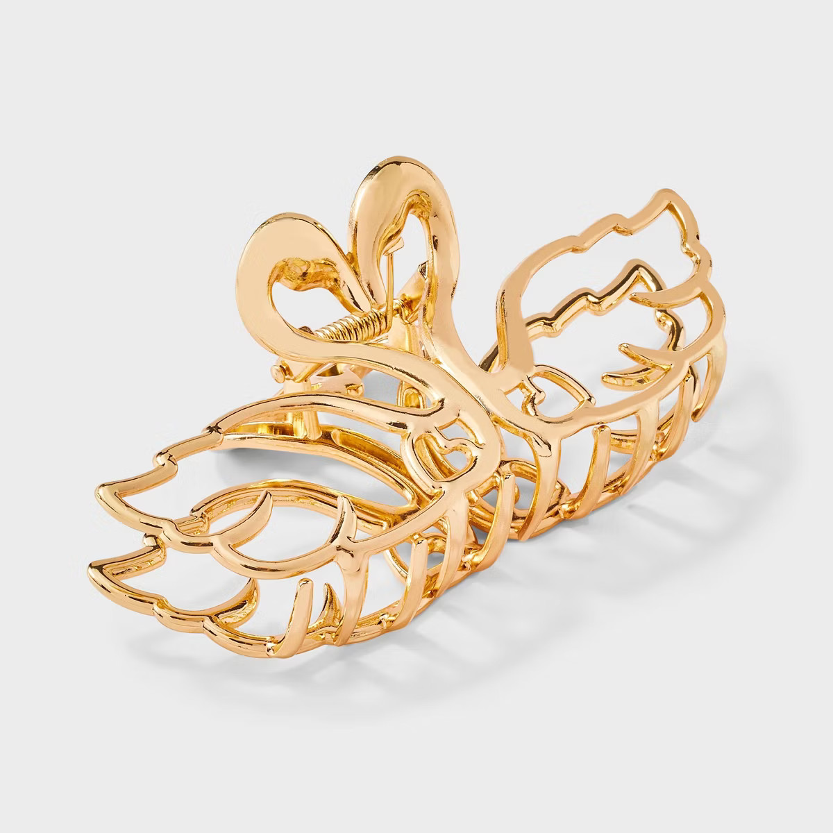 Swan Cut Out Claw Hair Clip - Wild Fable™ Gold | Target