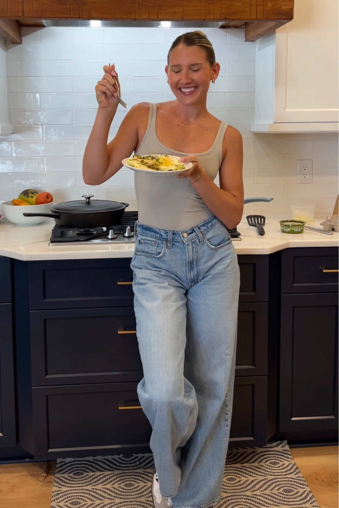 Absolute favorite pair of jeans!! On sale now!! Wearing onsie/playsuit as a bodysuit, similar one linked! 

#LTKsalealert #LTKunder100 #LTKSeasonal