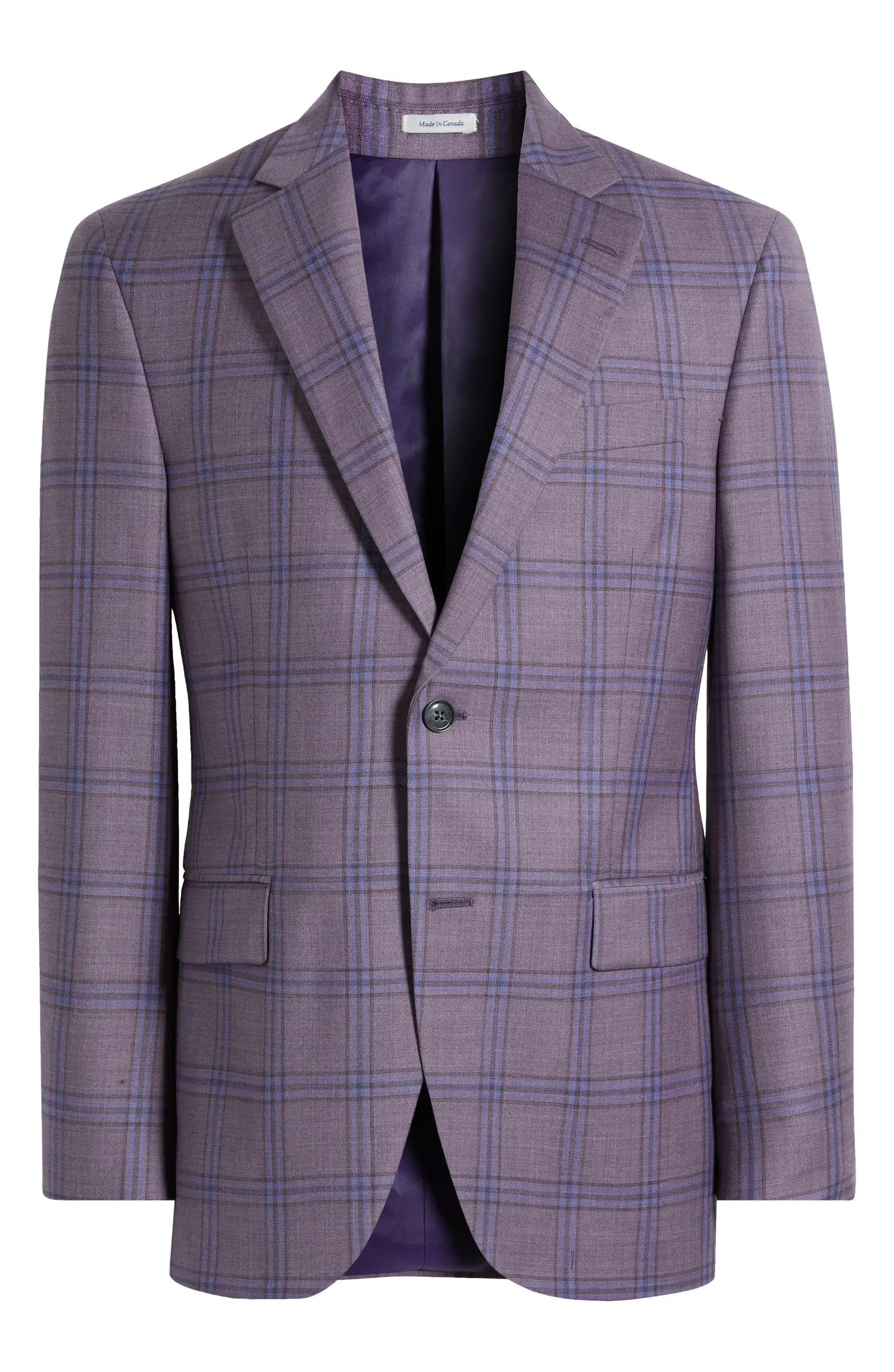 Flynn Classic Fit Plaid Wool Sport Coat | Nordstrom