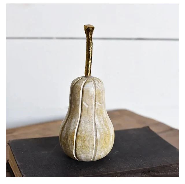 7" WOOD PEAR | The Nested Fig