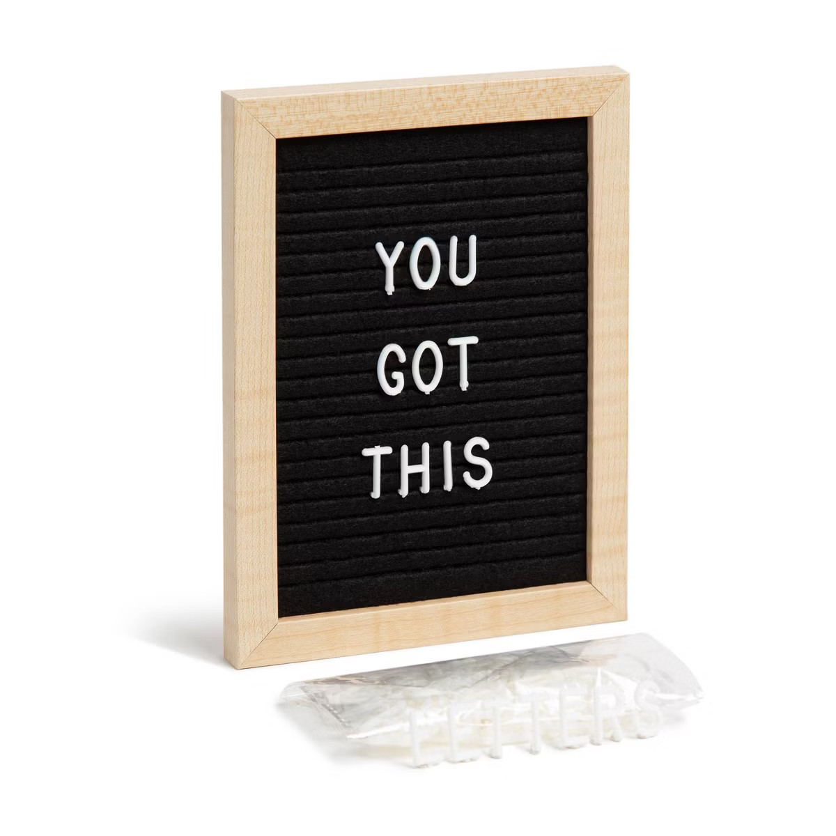 U Brands Locker Letterboard Black | Target