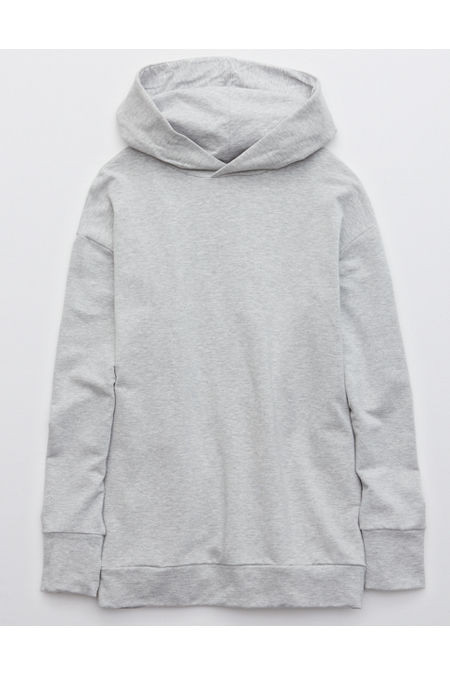 OFFLINE OTT Fleece Hoodie Women's Medium Heather Gray M | American Eagle Outfitters (US & CA)