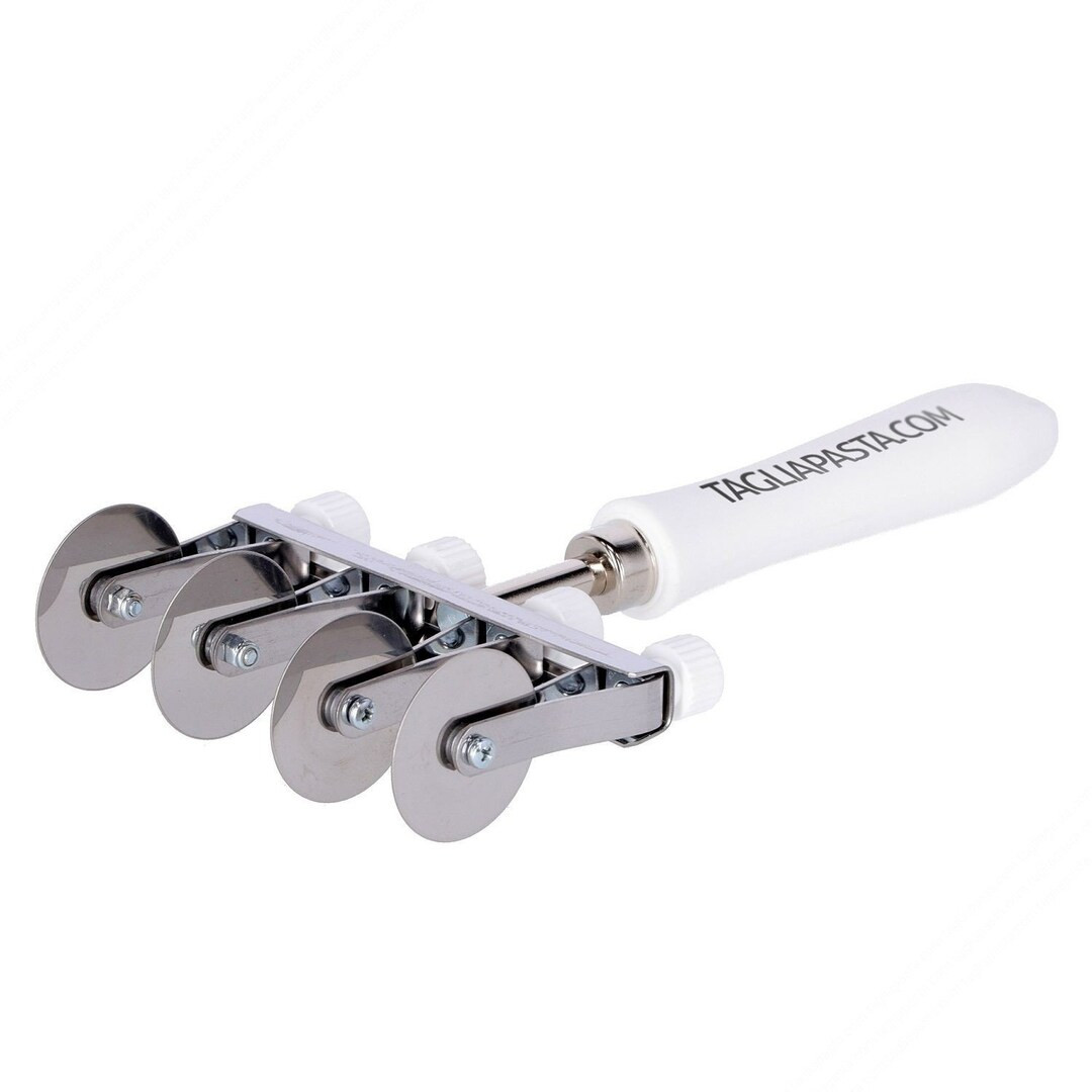 Adjustable Pasta Cutter With 4 Smooth Stainless Steel Wheels and ABS Plastic Handle. Made in Ital... | Etsy (US)