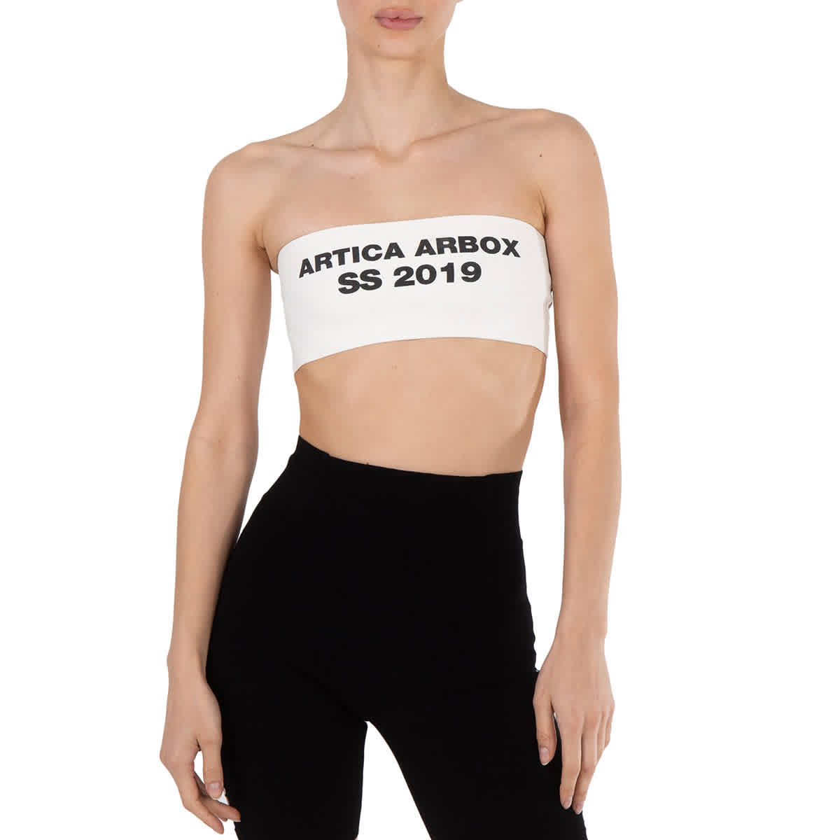 Artica Arbox White Tube Top With Logo, Size Medium | Jomashop.com & JomaDeals.com