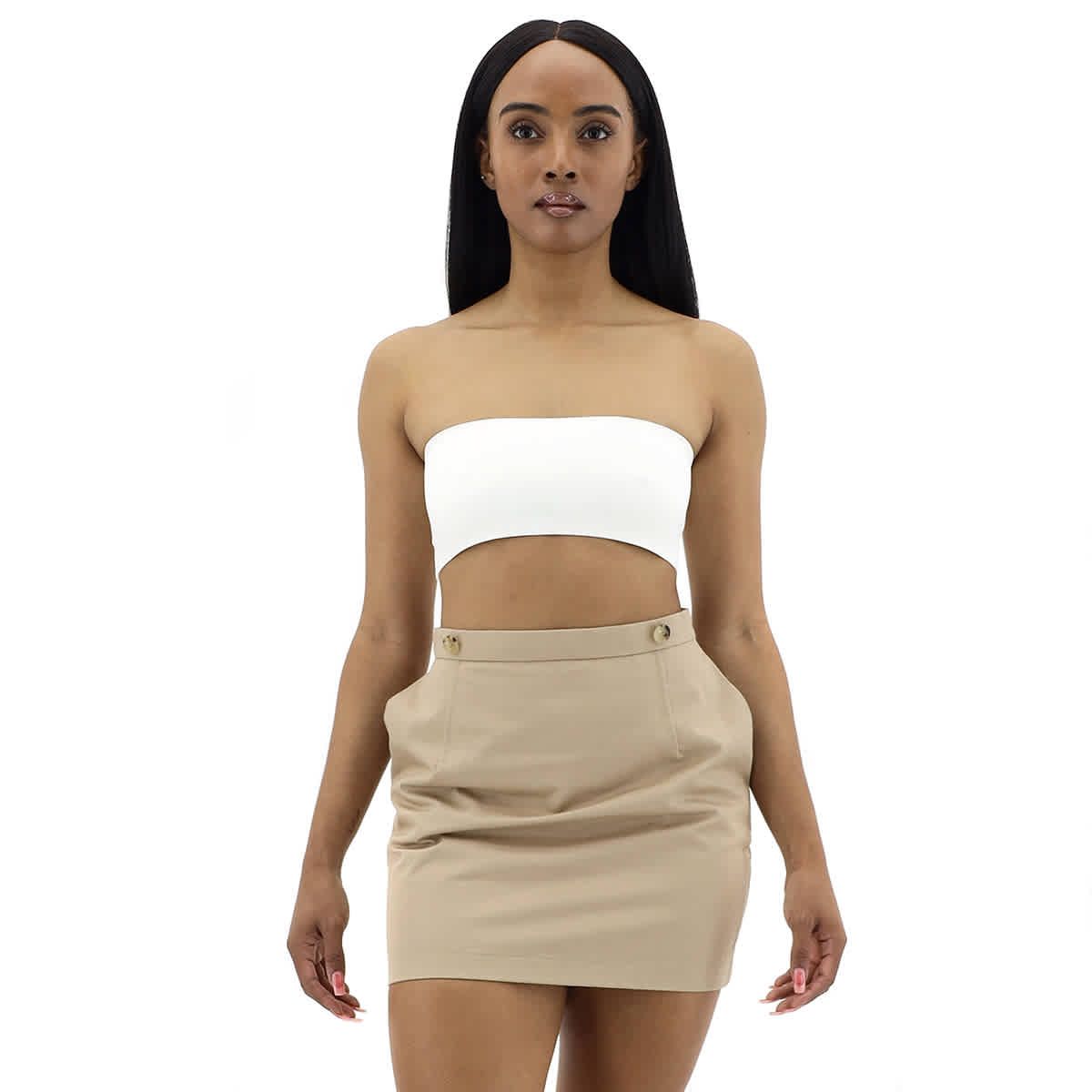 Artica Arbox White Tube Top With Logo, Size Medium | Jomashop.com & JomaDeals.com