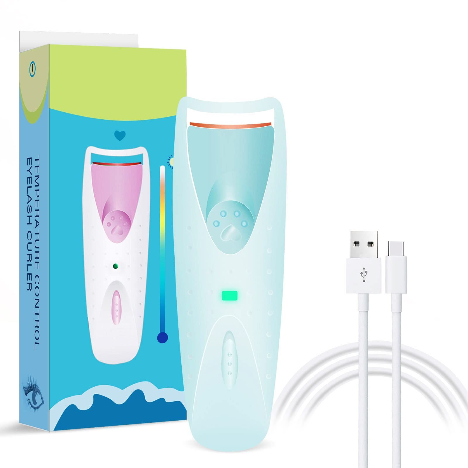 Heated Eyelash Curler, USB Rechargeable Electric Eyelash Curler, Heated Lash Curler for Quick Natura | Amazon (US)