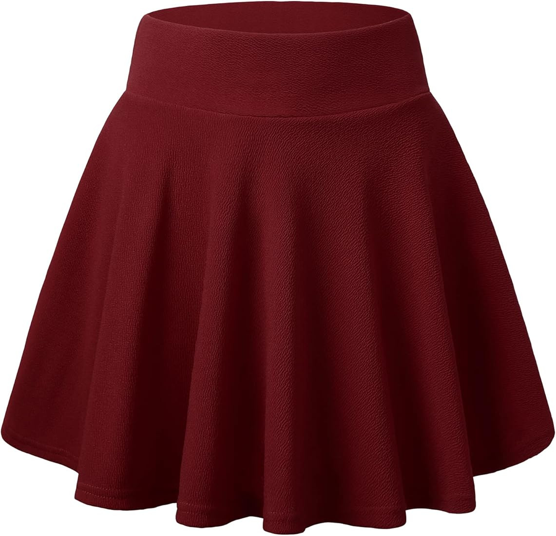 DJT FASHION Women's Casual Stretchy Flared Pleated Mini Skater Skirt with Shorts | Amazon (US)