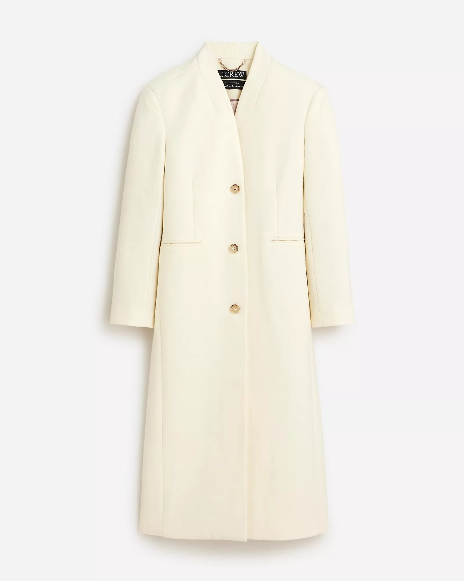 J crew outlet melton wool coat