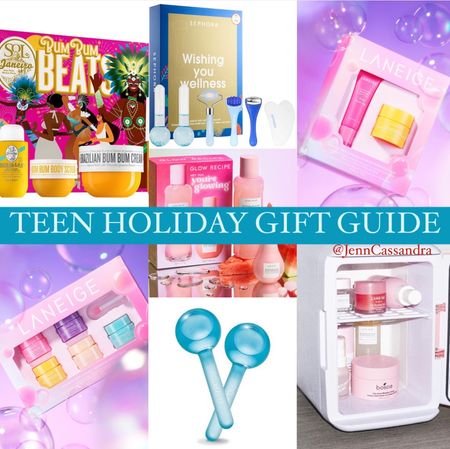 What my teen loved receiving last year!!  Sharing here with you all!!

Mini mirrored cosmetic fridge, Sol De Janeiro Brazilian bum bum cream, perfume, body scrub, facial cooling globes, face roller, Laneige lip mask, and glow recipe skin care from Sephora, Walmart, and target! 

All stored in their personal little mini fridge!!

#TeenGiftIdeas #TeenGifts #TeenChristmas #GiftGuide #GiftIdeas #Sephora

#LTKSeasonal #LTKGiftGuide #LTKHoliday