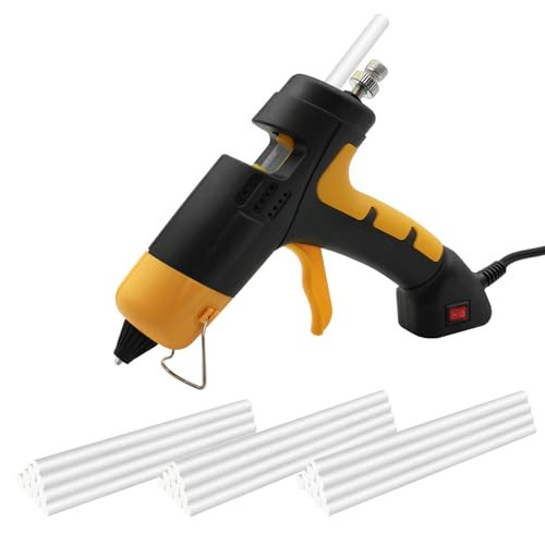 WBJKZJD Mini Hot Glue Gun, Hot Melt Glue Gun with 30pcs Glue Sticks Heavy Duty Industrial Hot Glue Gun Kit for Arts Crafts Home Repair and DIY Projects | Amazon (US)