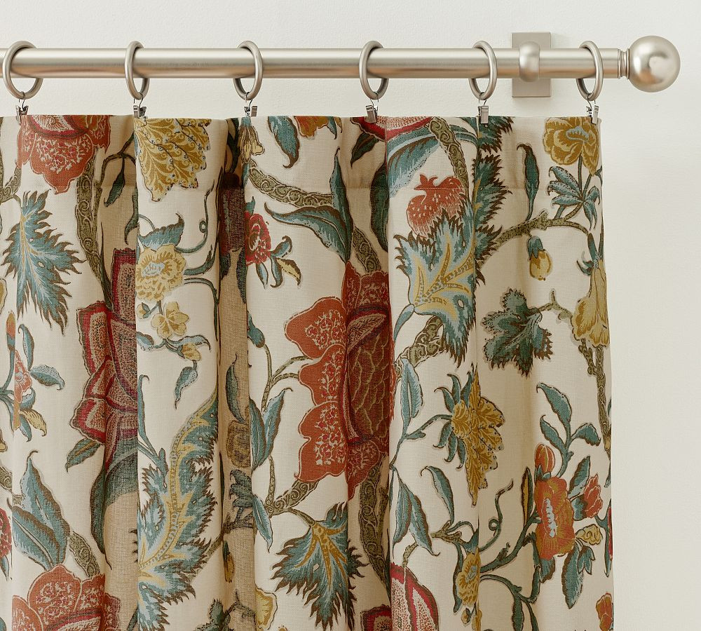 Cynthia Palampore Printed Blackout Curtain | Pottery Barn (US)