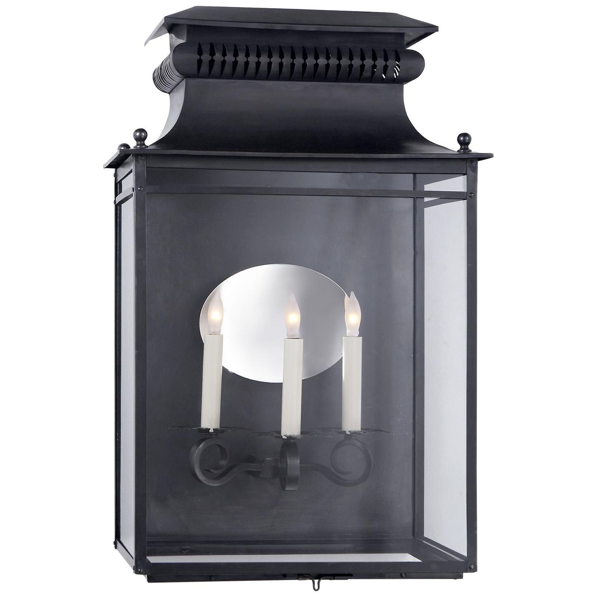 Suzanne Kasler Honore 24 Inch Tall 3 Light Outdoor Wall Light by Visual Comfort and Co. | Capitol Lighting 1800lighting.com