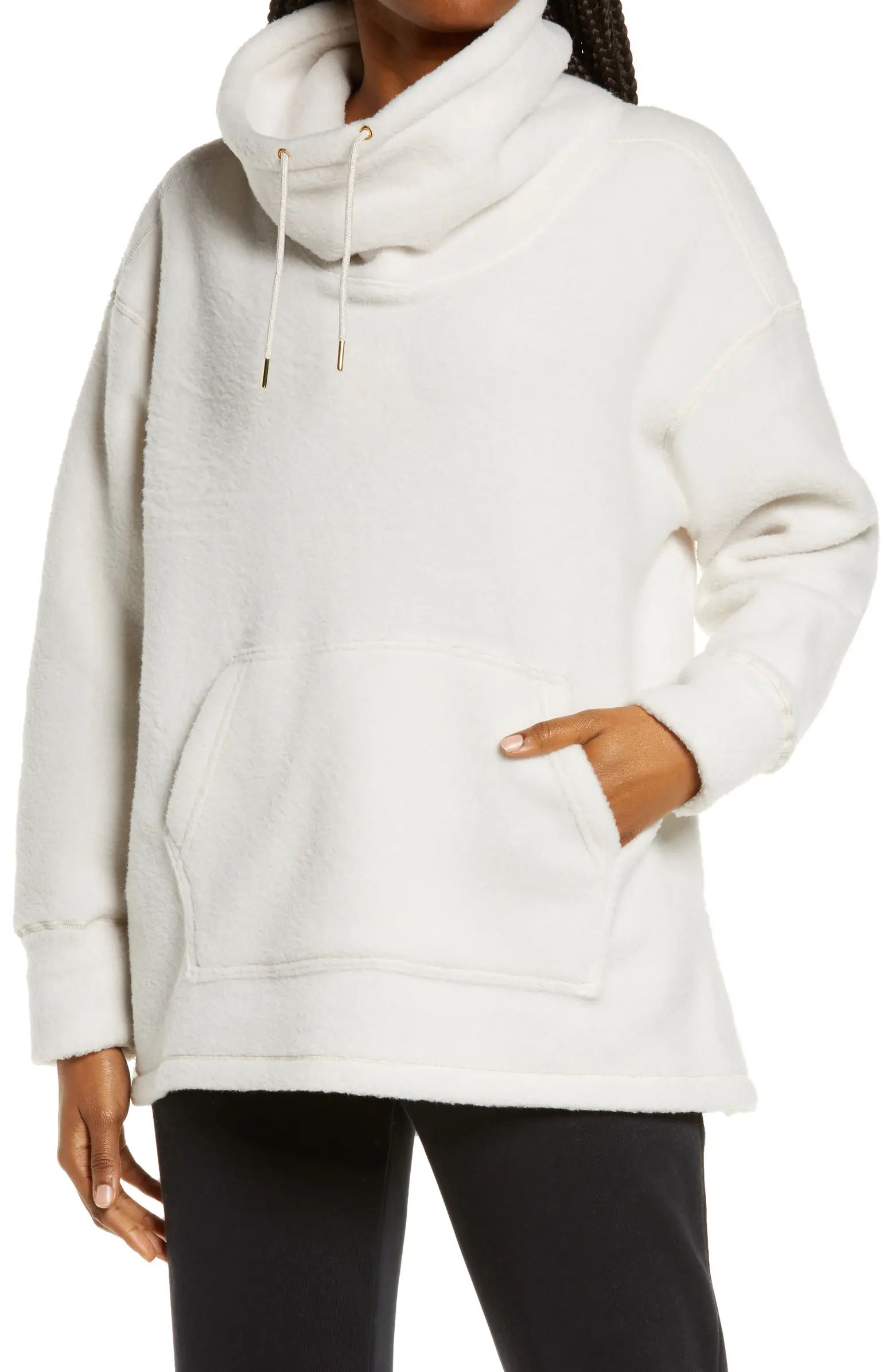 Cowl Neck Fleece Pullover | Nordstrom