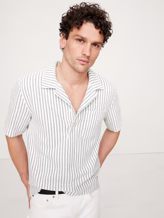 Stripe Terry Polo | Banana Republic (US)